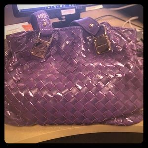 Michael Kors Purple Woven Purse